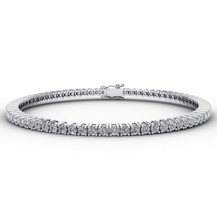 3ct 4 Claw Classic Tennis Bracelet