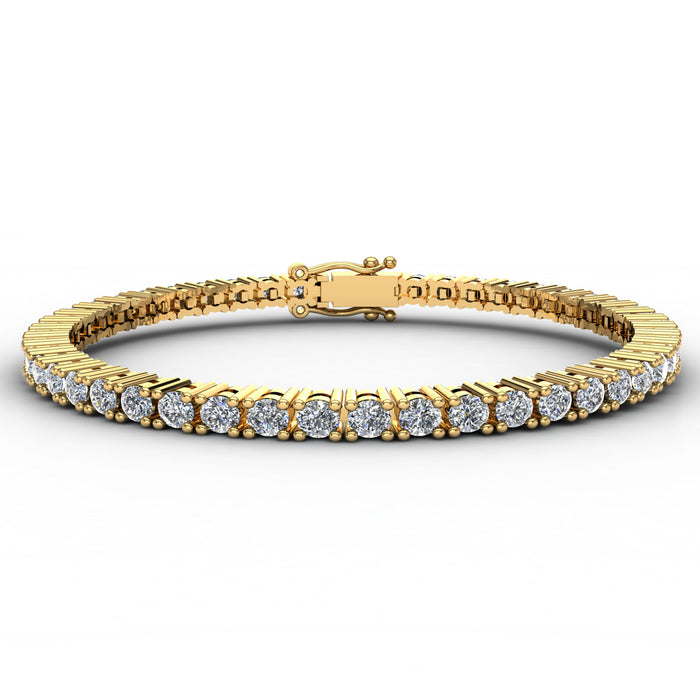 6ct 4 Claw Classic Tennis Bracelet