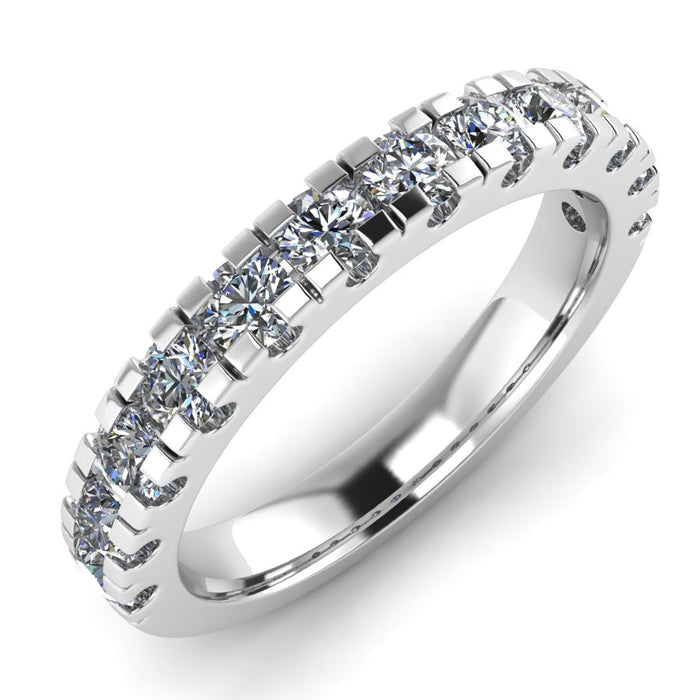 Fishtail Half Eternity Ring