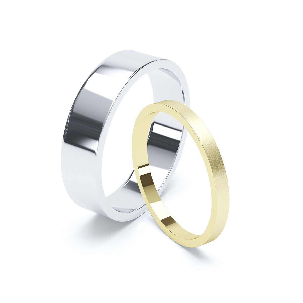 Our Flat Profile Wedding Bands
