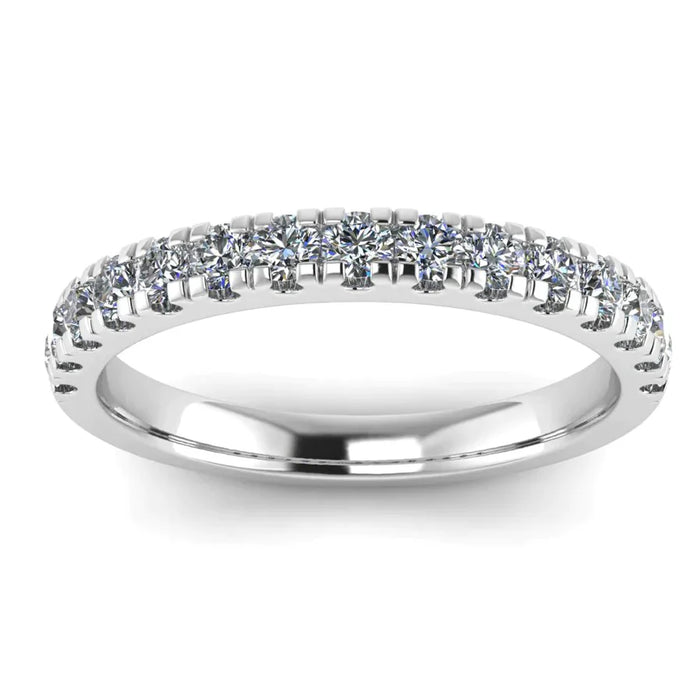 Fishtail Half Eternity Ring