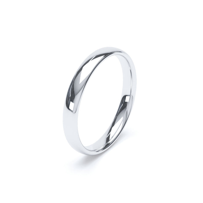 Traditional Court Profile Gents Medium Wedding Ring