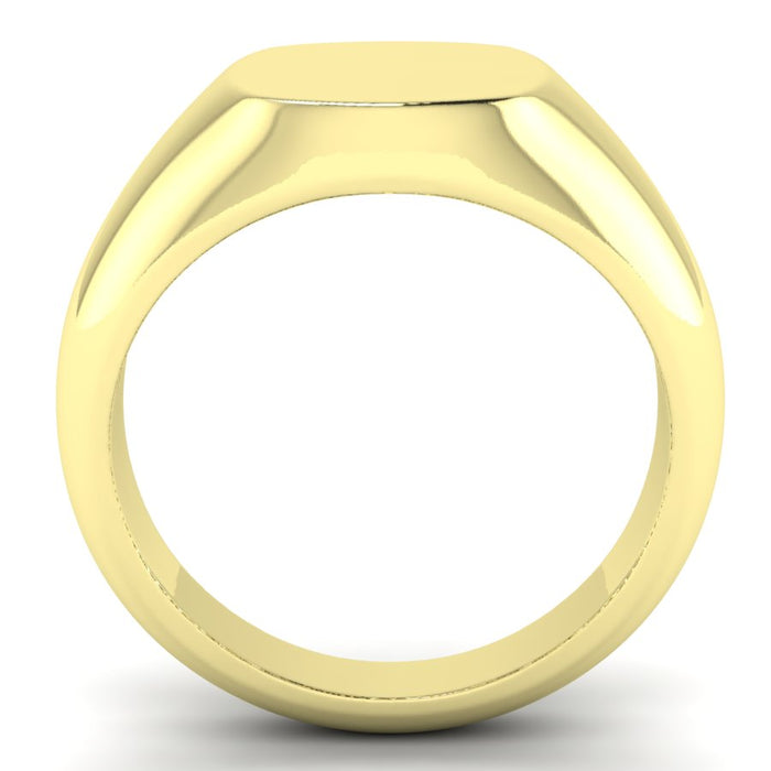 12mm Cushion Signet Ring Medium