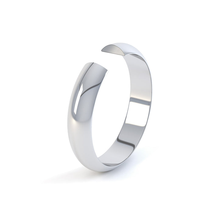 D-Shape Profile Ladies Ultra Heavy Wedding Ring