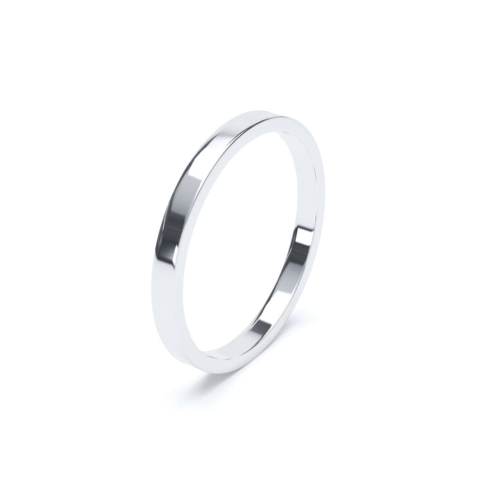 Flat Profile Ladies Ultra Heavy Wedding Ring