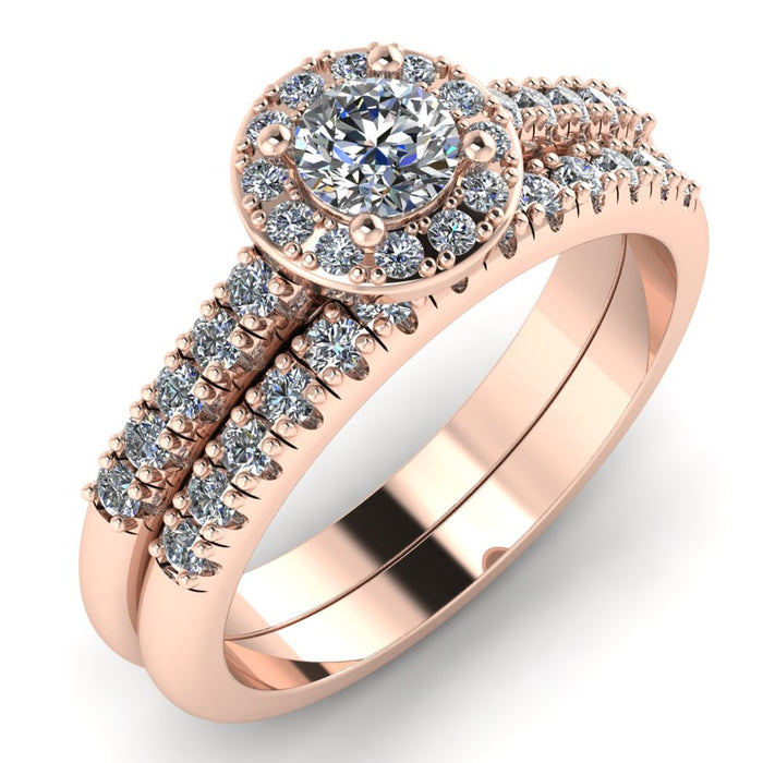 Twin set wedding rings sales
