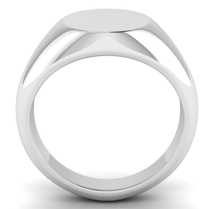 12mm Oval Signet Ring Medium