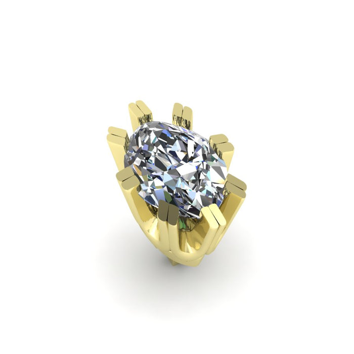 Marquise Single Stone Eight Claw Traditional Rex Collet